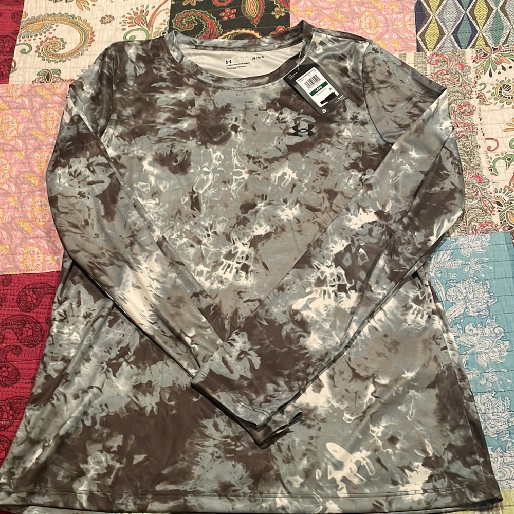 NWT Under Armour Velocity Printed Long Sleeve